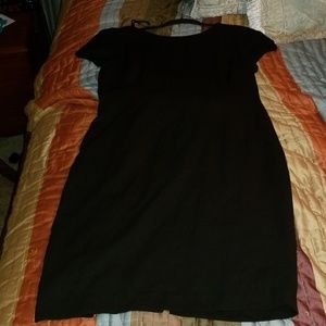 A.J. Bari little black dress